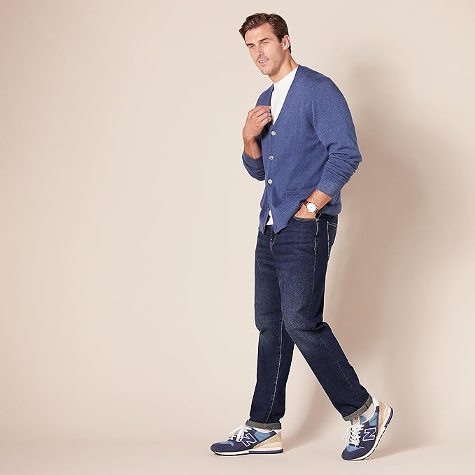 Essentials Men's Athletic-Fit Stretch Jeans