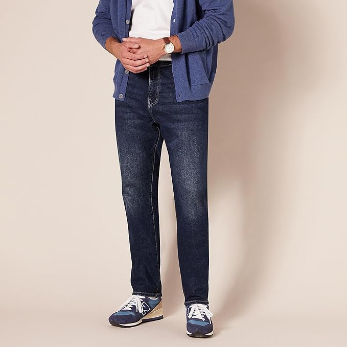 Essentials Men's Athletic-Fit Stretch Jeans