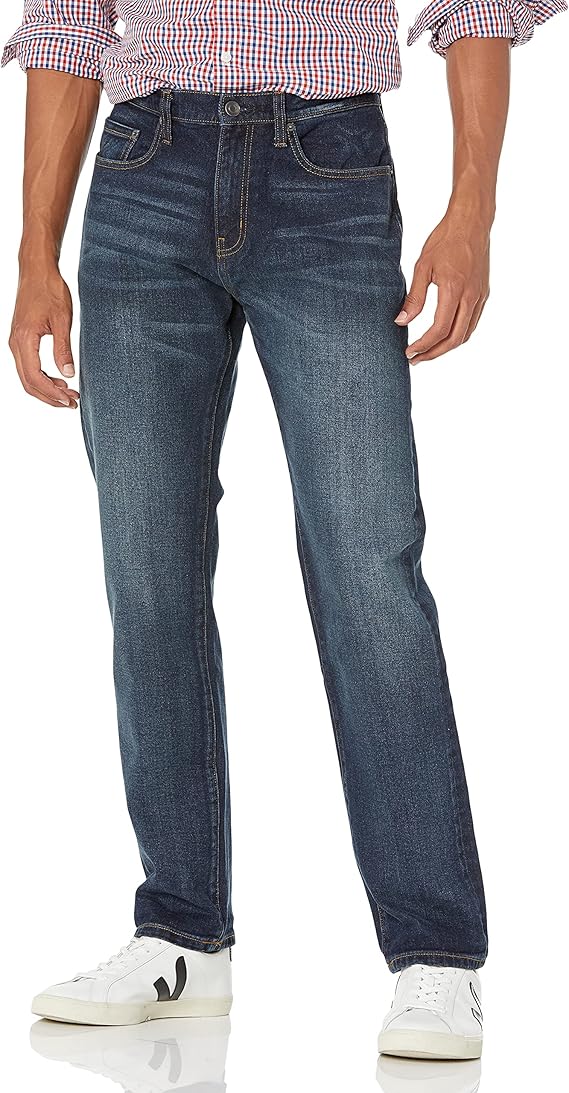 Essentials Men's Athletic-Fit Stretch Jeans