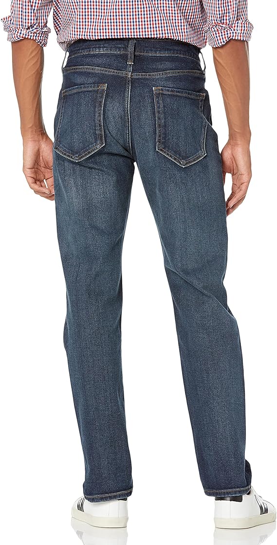 Essentials Men's Athletic-Fit Stretch Jeans